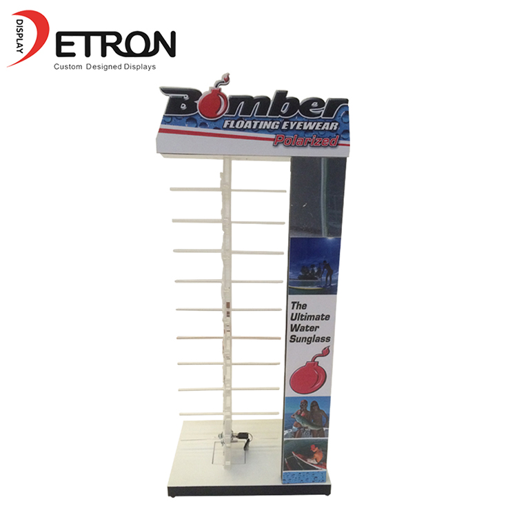 三款OEM / ODM定制印花亚克力太阳镜台式展架