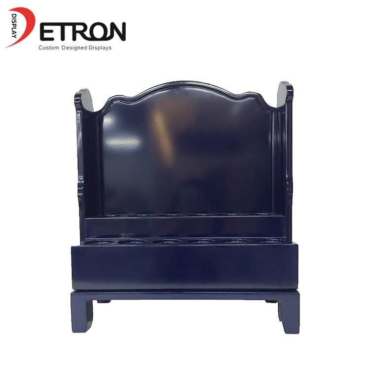 Groothandel op maat gemaakte 2-laags 12-gaats houten toonbankstandaard voor alcohol