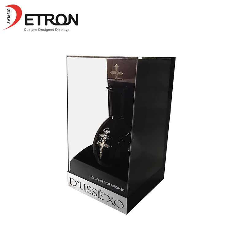 Wholesale customized acrylic wine glorifier display box for XO