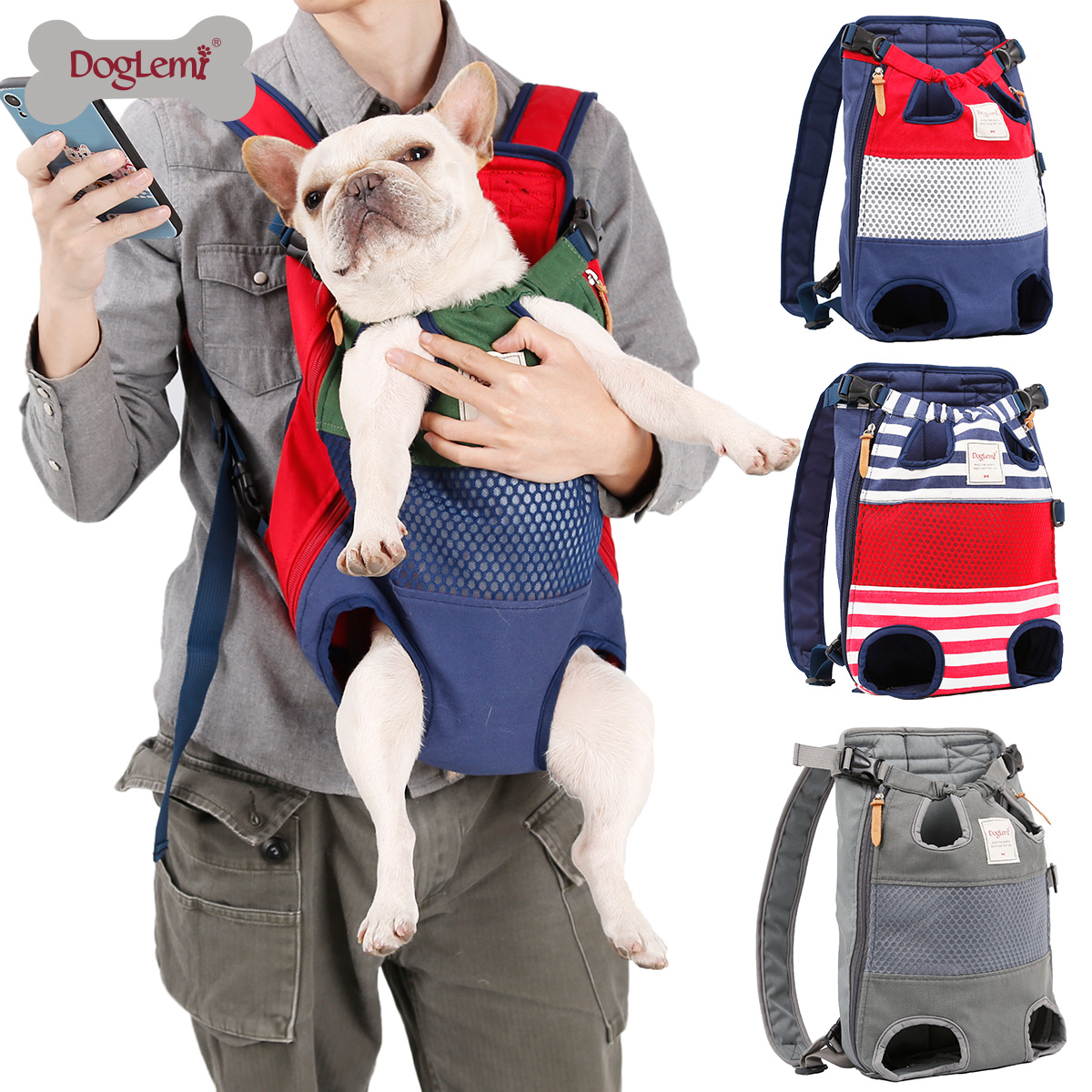 Canvas Haustierrucksack