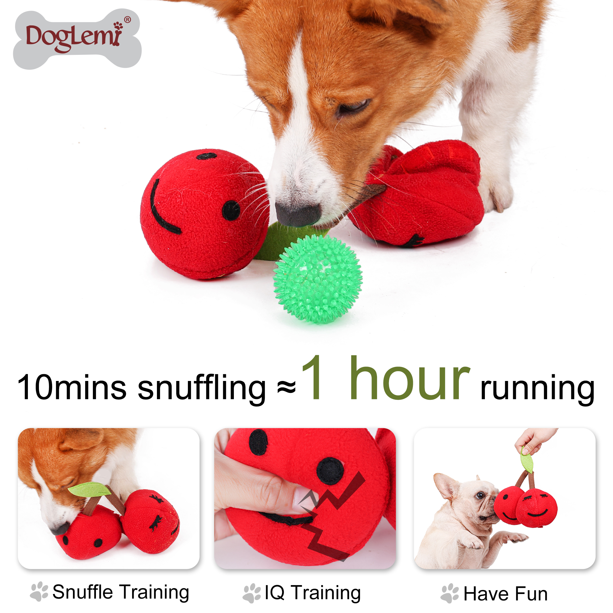 Cherry Design Dog Toy