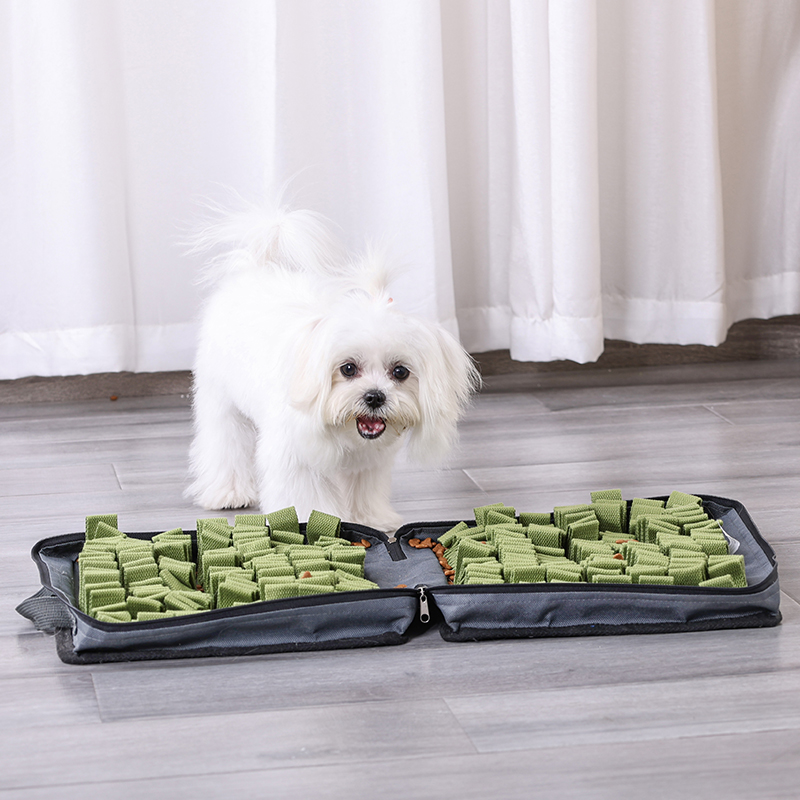 Boîte pliable et portable box de snuff intérieure usage extérieur usage de stress de soulagement de stress bol tapis jouet snuffle