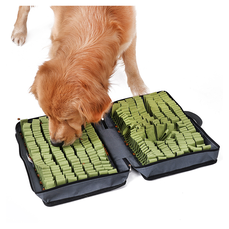 Boîte pliable et portable box de snuff intérieure usage extérieur usage de stress de soulagement de stress bol tapis jouet snuffle