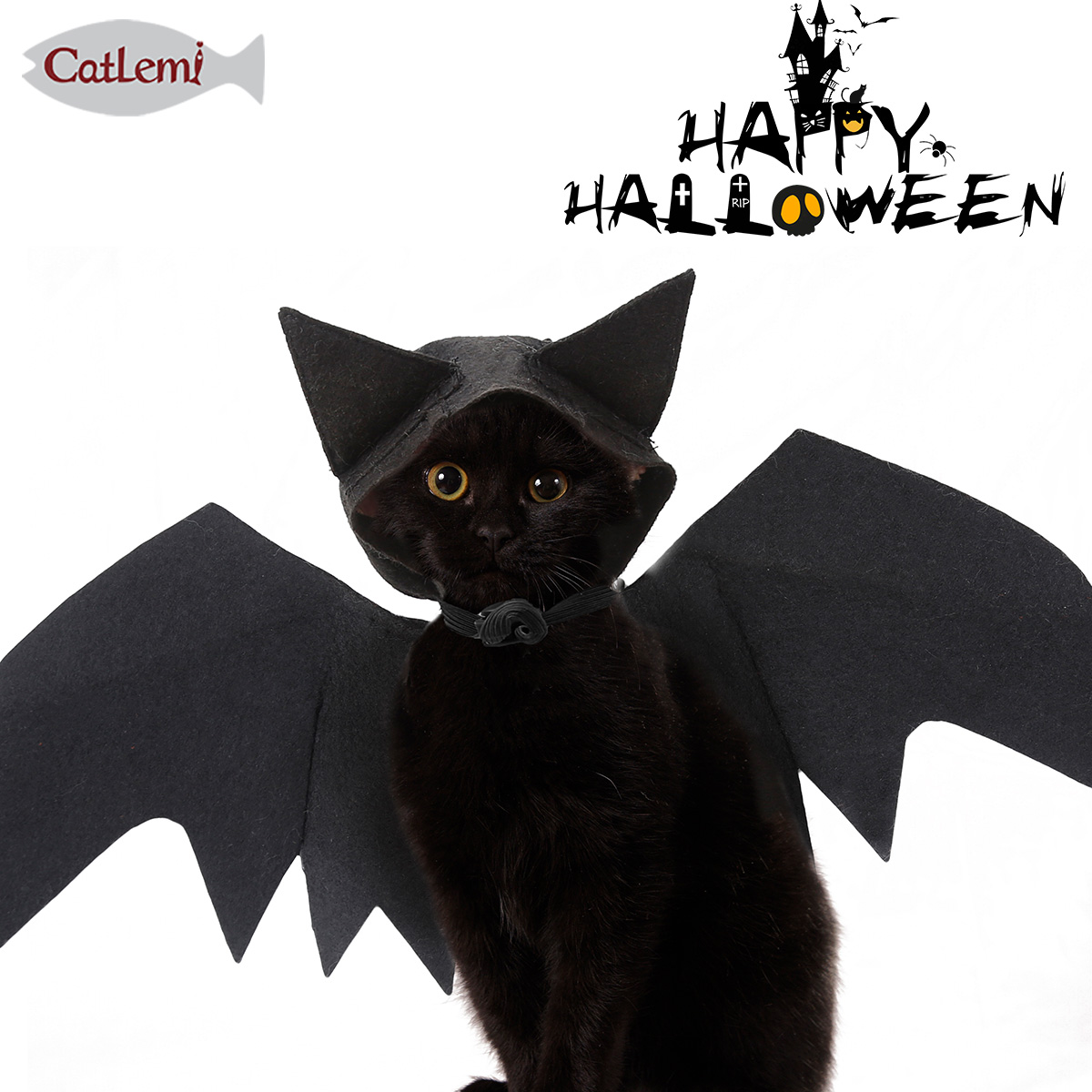 Costume de chat chauve-souris Halloween