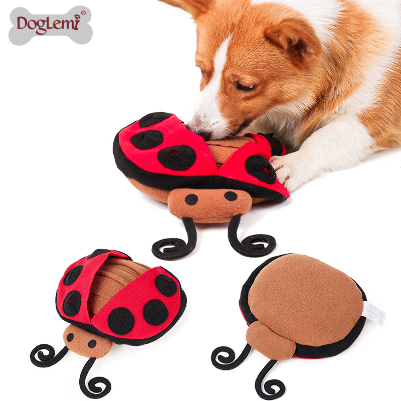 Ladybird Design Design Toys Plush Pet Tew Toy Toy Snuffling IQ Обучение Pet Products