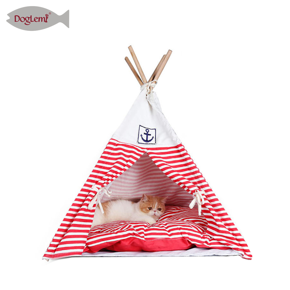 Indisches gestreiftes Zelt (häufig für Hunde und Katzen)