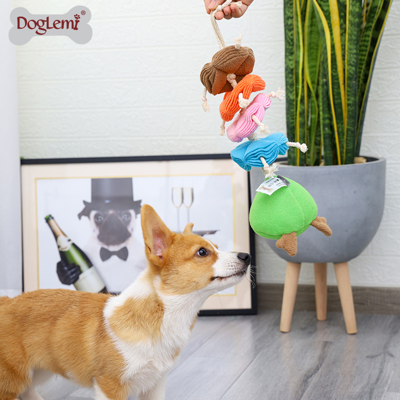 毛毛虫漏食狗玩具