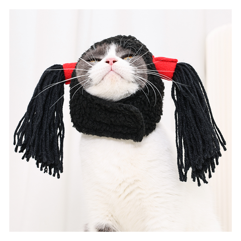 Habillage de chats de design à double queue