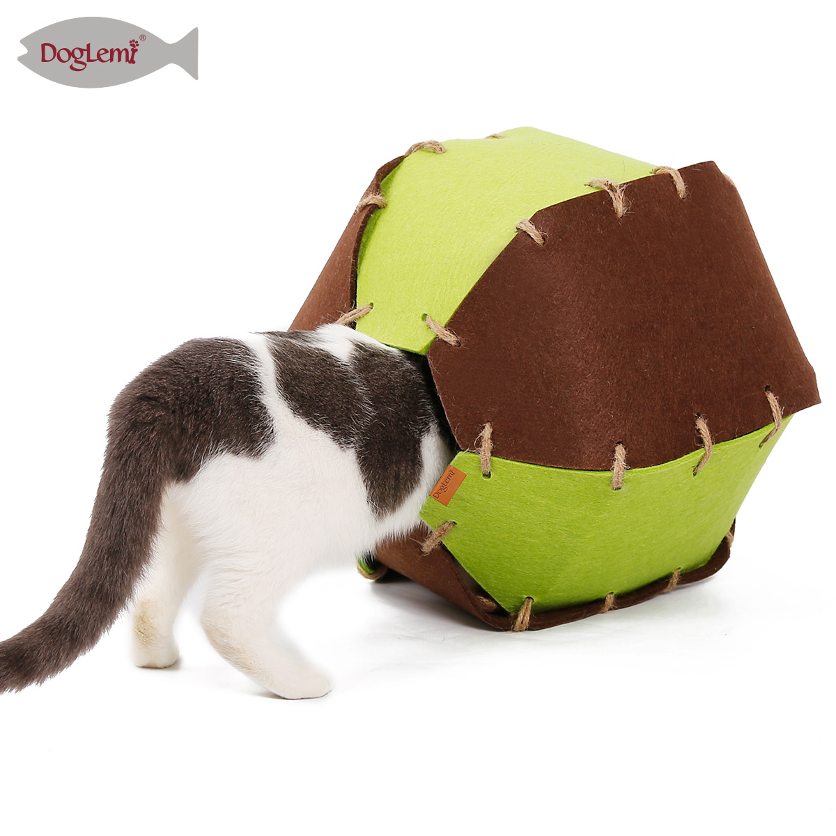 Двухцветный кошачий помет