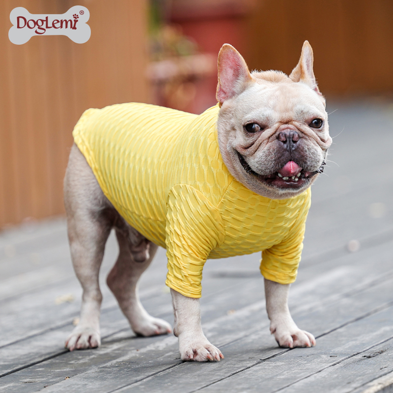 Winter Autumn Pet Sleeve Tops High Collar Dog Clothing Keep Warm Pet Apparel
