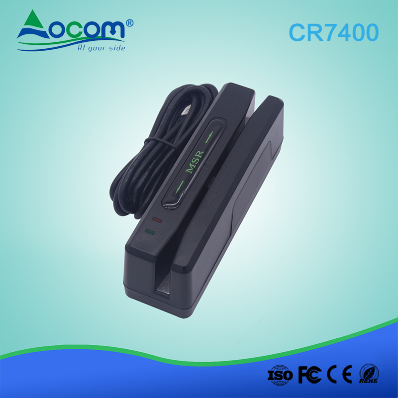 (CR7400) Lettore di schede a banda magnetica a traccia tripla da 170 mm