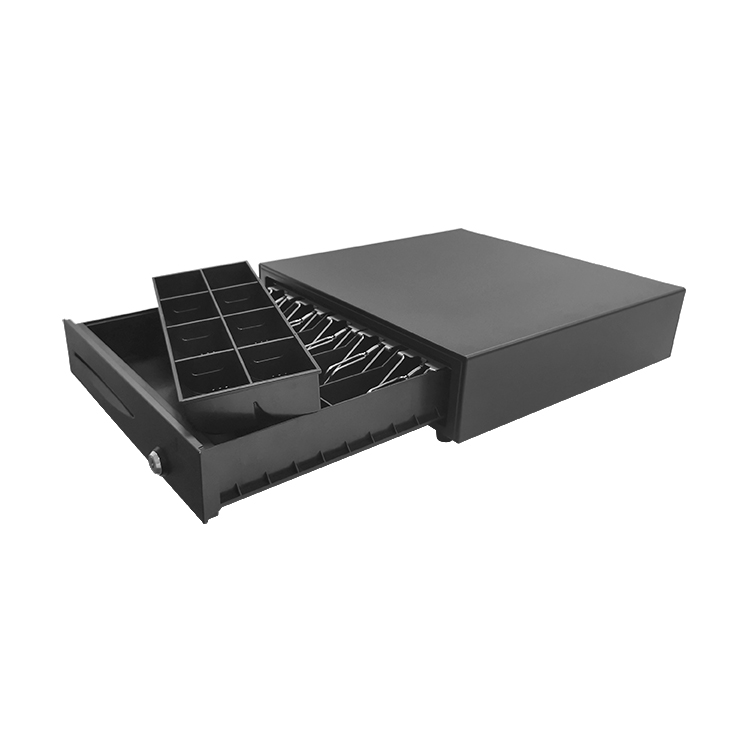 (ECD-410G-X) Hoge kwaliteit 410 mm breedte elektronische metalen geldlade