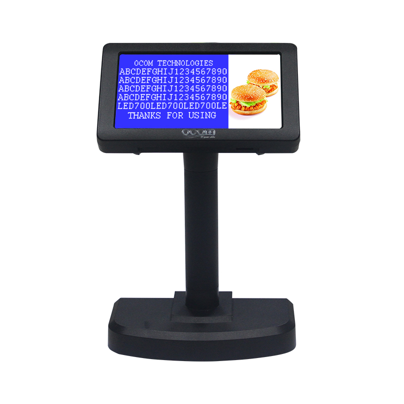 (LED700) Display cliente LED da 7 "con display a schermo diviso supportato