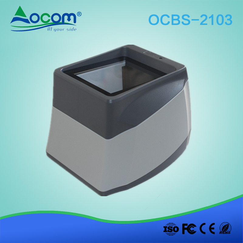 (OCBS-2103)Horizontal bar codes Reader Desktop 1D/2D Mobile Barcode Scanner