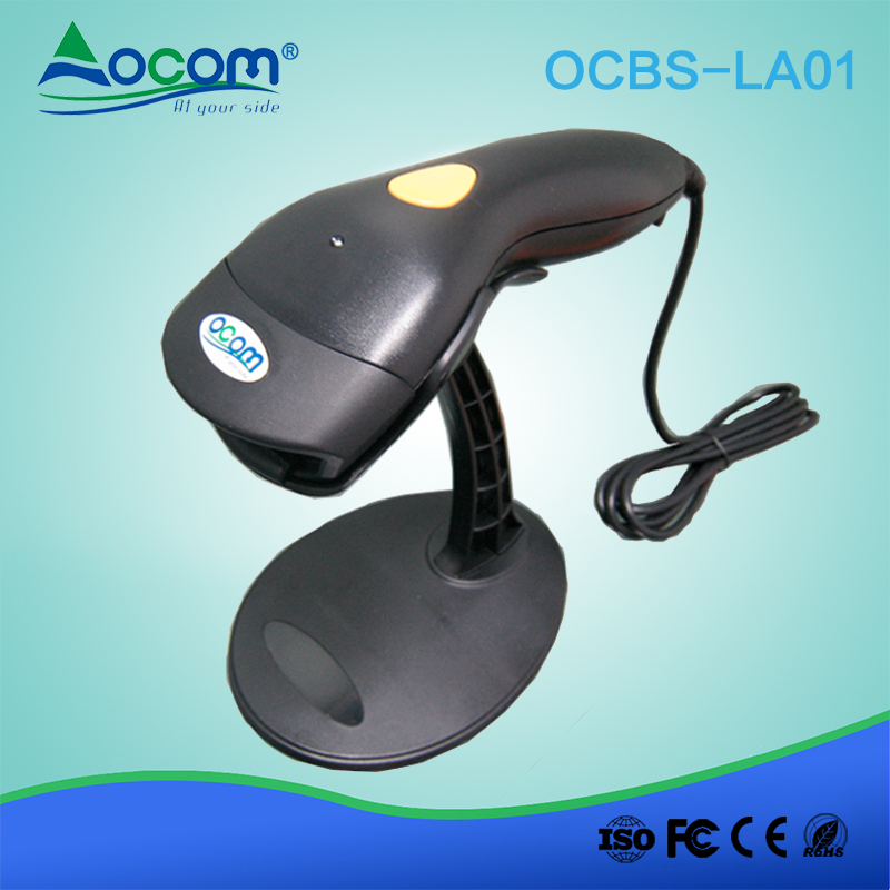 (OCBS -LA01) Leitor de código de barras de alta qualidade Awitch 1D Scanner de código de barras