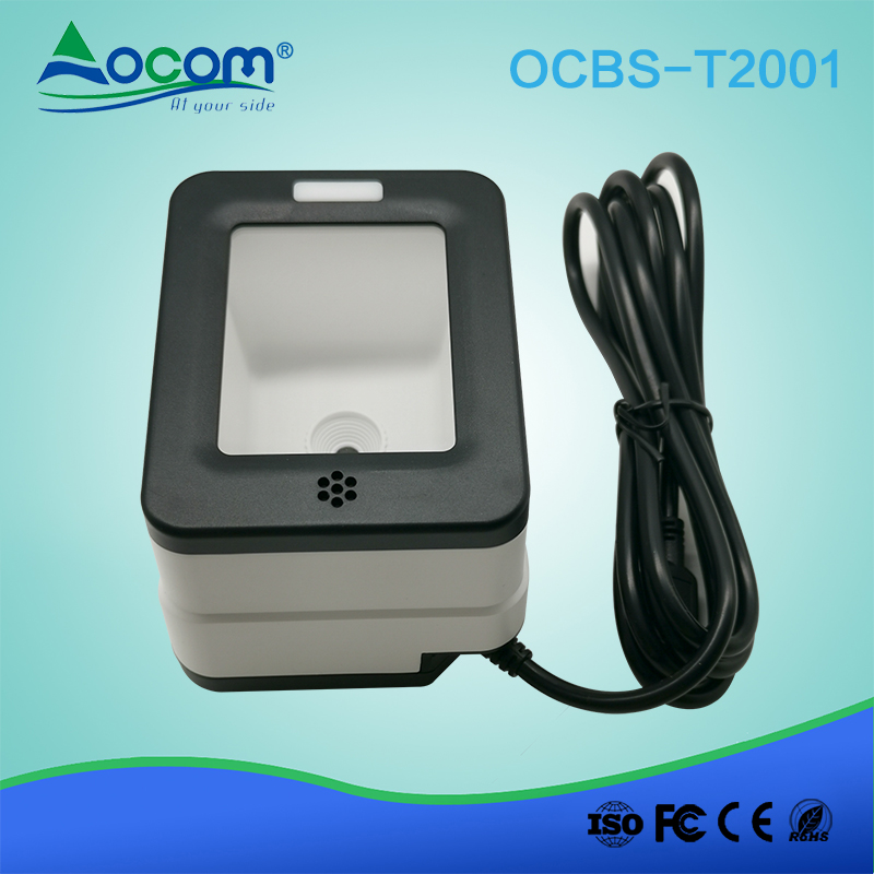 （OCBS -T2001）2D免提USB全向自动条码扫描仪