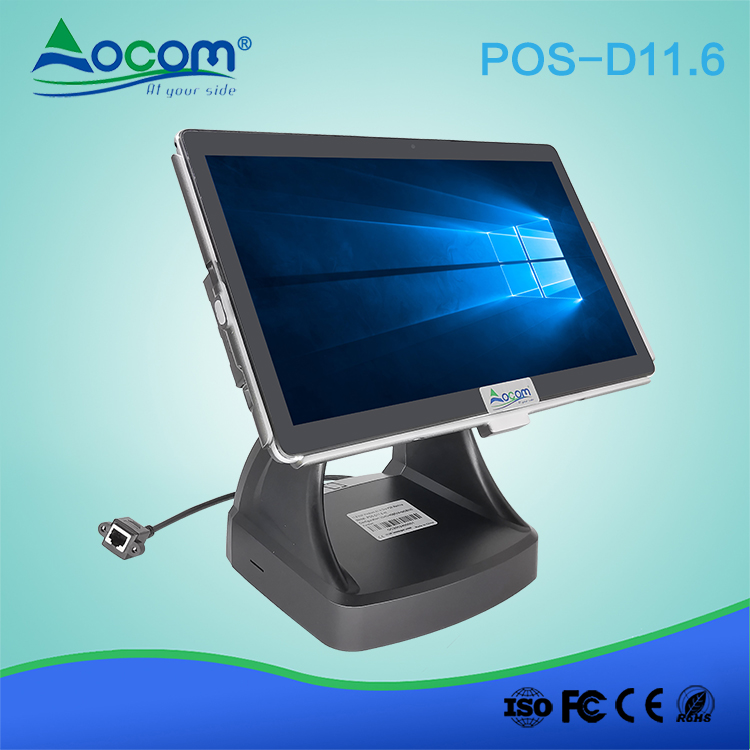 (POS -D11.6) آلة تسجيل النقد الإلكترونية بنظام الفواتير المسطحة POS للمطعم