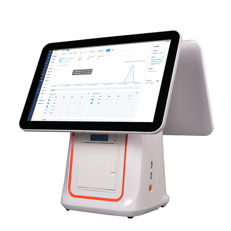 (POS-H156/H151) Uniwersalny ekran dotykowy o przekątnej 15,6 lub 15,1 cala z systemem Android/Windows POS System z drukarką i skanerem
