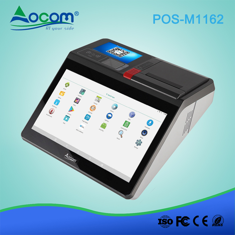 (POS -M1162) Smart Pos терминал Android NFC ресторан ресторана Pos машина с сенсорным экраном кассовый аппарат