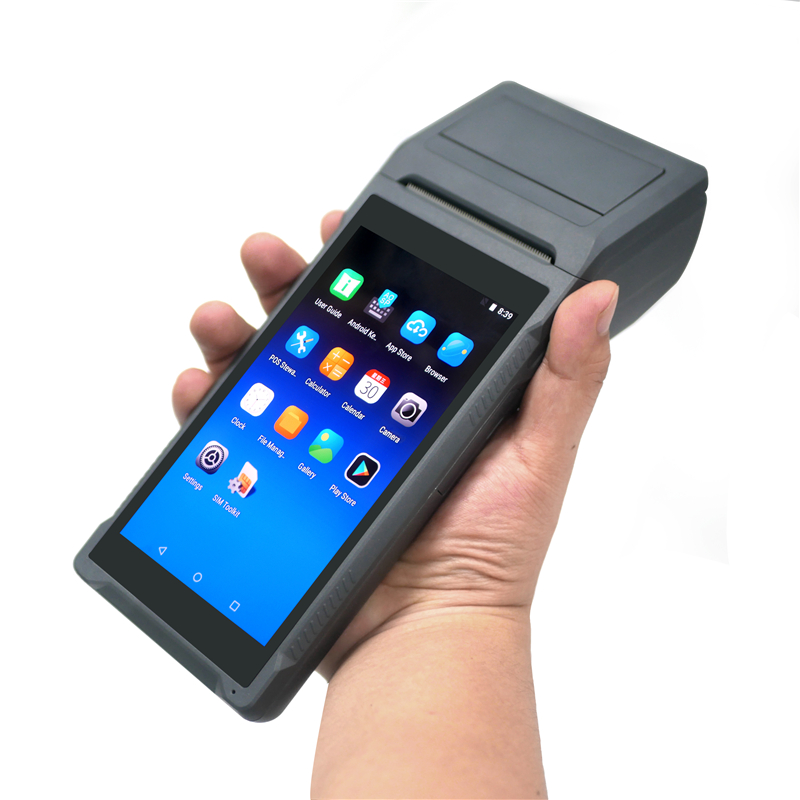(POS-Q1/Q2) Przenośny Android POS Terminal z drukarką termiczną 58 mm