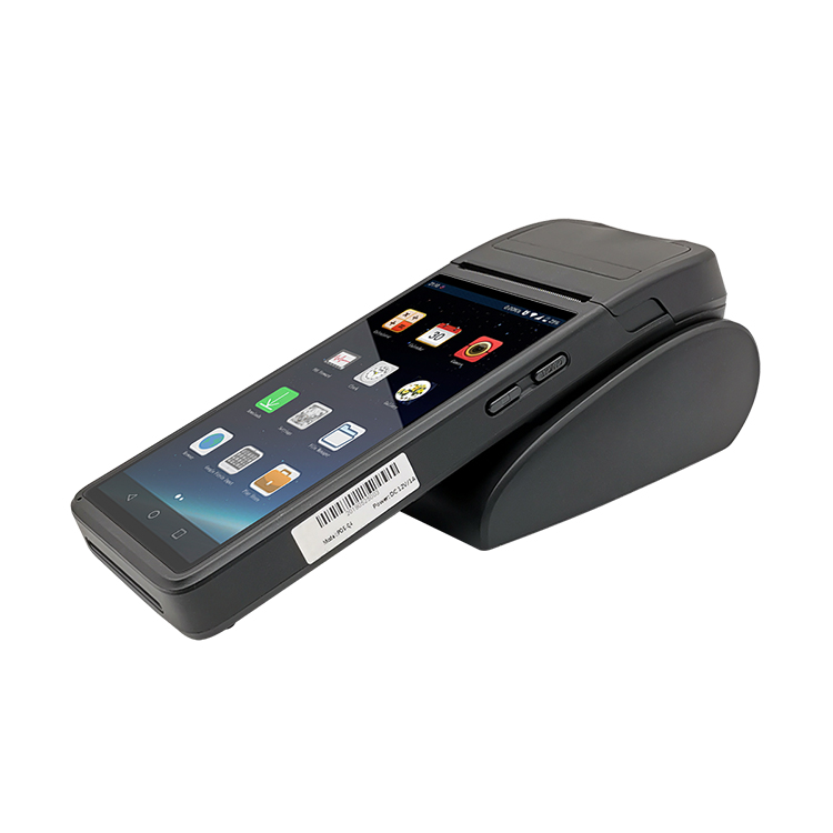(POS-Q3/Q4) 5.5 inch portable android touch screen 3G/4G pos terminal with thermal printer