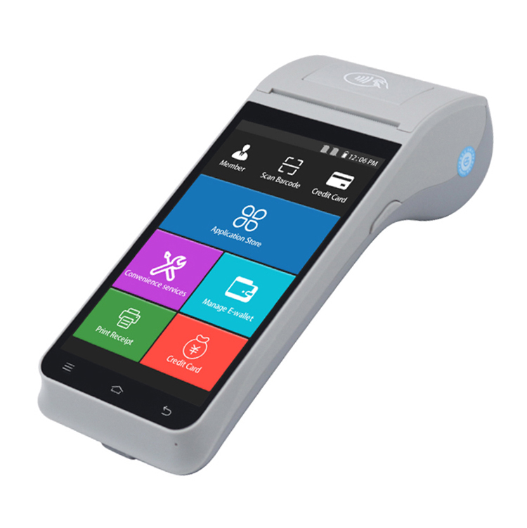 (POS-Z91) 5,5-Zoll-Handheld-Android-11-POS-Terminal mit 58-mm-Thermodrucker