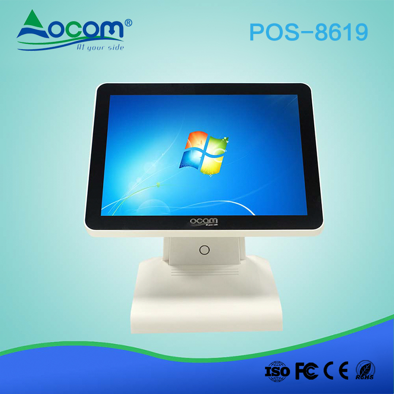 (POS 8619) Windows15 بوصة الكل في واحد تعمل باللمس آلة POS