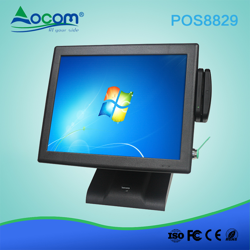 (POS 8829T) يدعم i-Button نظام POS بشاشة تعمل باللمس الكل في واحد