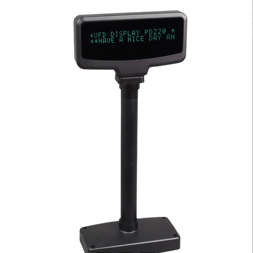 (VFD220D) POS 2lines شاشات الكريستال السائل عرض العميل vfd