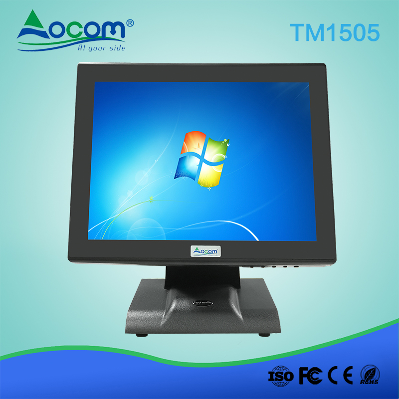 Monitor de mesa táctil de frambuesa pi de 15 pulgadas