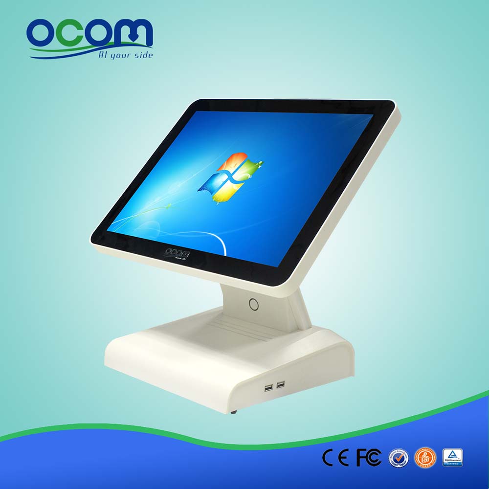 Cheap 15" touch screen pos system all in one