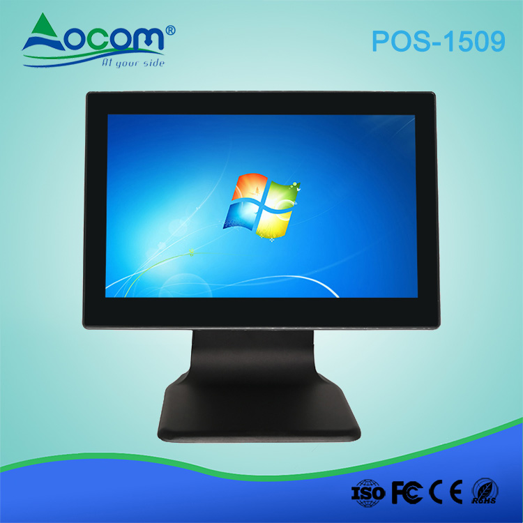 15.6 بوصة نوافذ متعددة النقاط بالسعة اللمس مطعم pos آلة الفواتير الكل في واحد نظام POS POS -1509