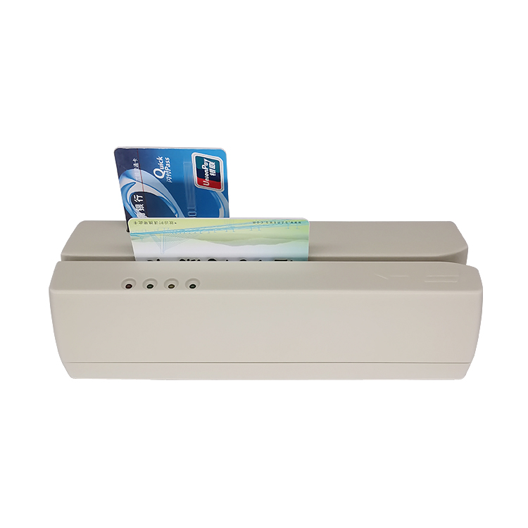 Lector y grabador de tarjetas magnéticas e IC de 2/3 pistas