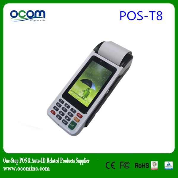 2016 China de venda quente Handle terminal da posição biométricos com leitor de NFC