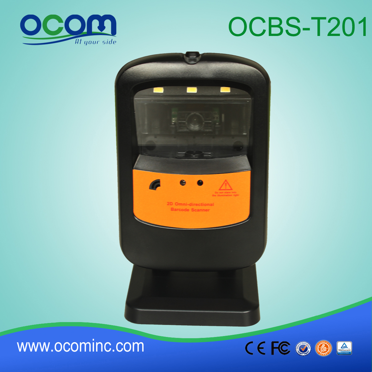 Scanner POS 2D, supermercato Scanner omnidirezionale scansione