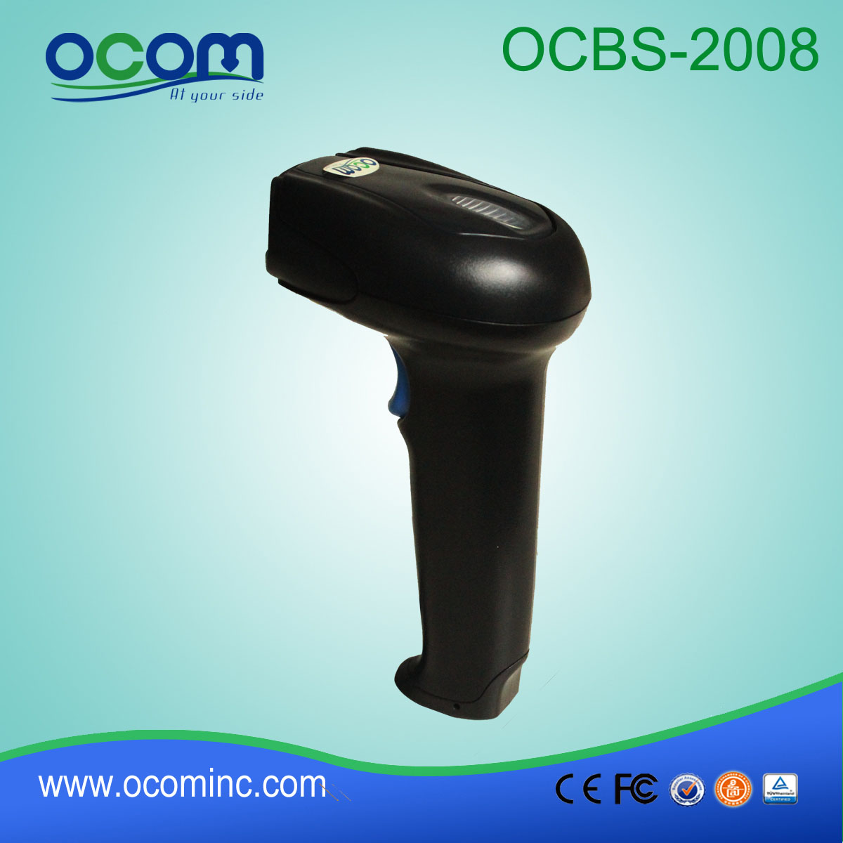 OCBS-2008 supermarkt 2D QR Code Handheld Barcode Scanner