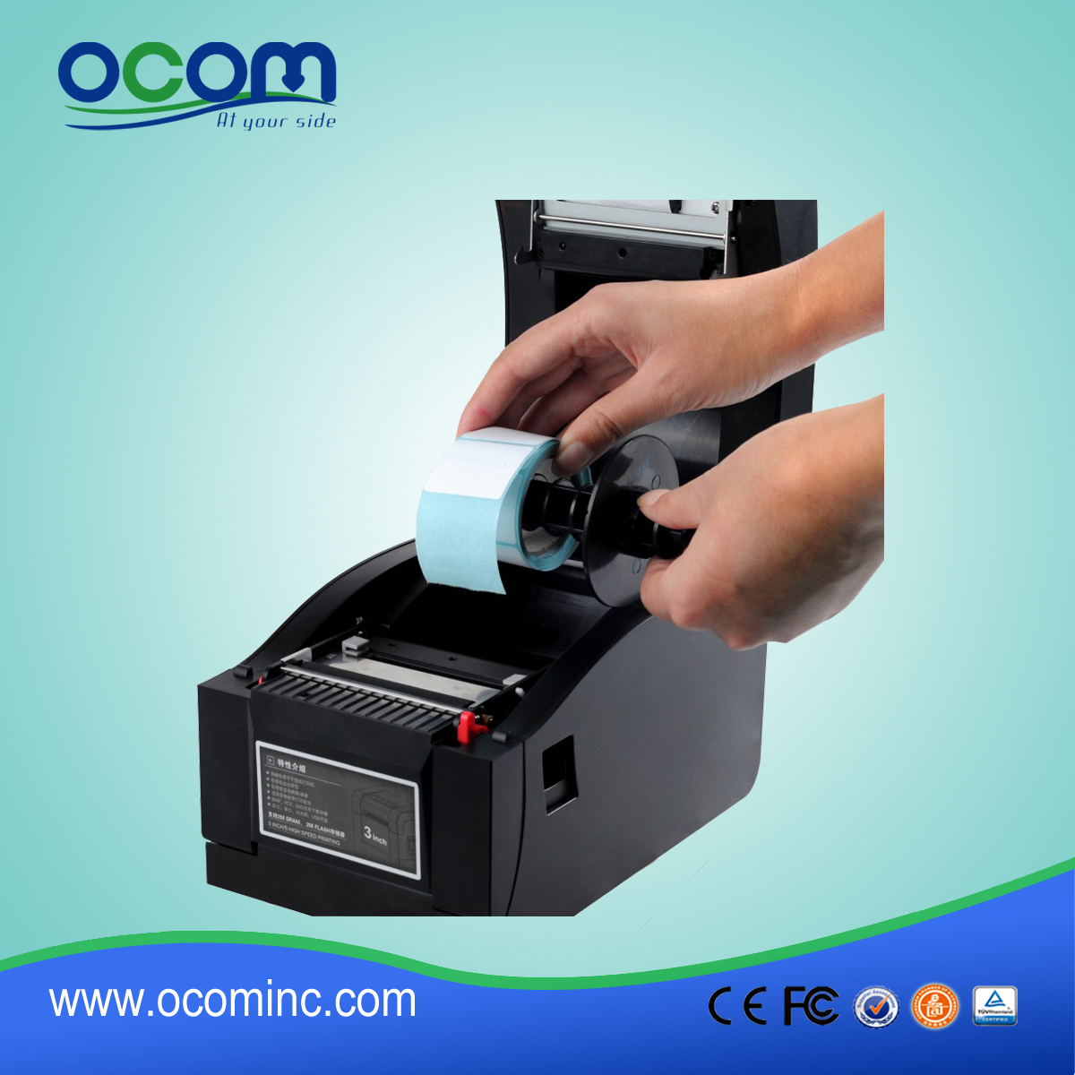 3 بوصة تسمية طابعة حرارية، طابعة ملصق (OCBP-005)