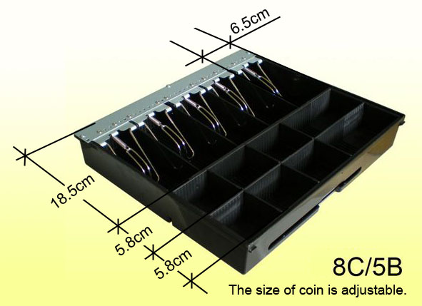 410MM black pos cash drawer ECD410