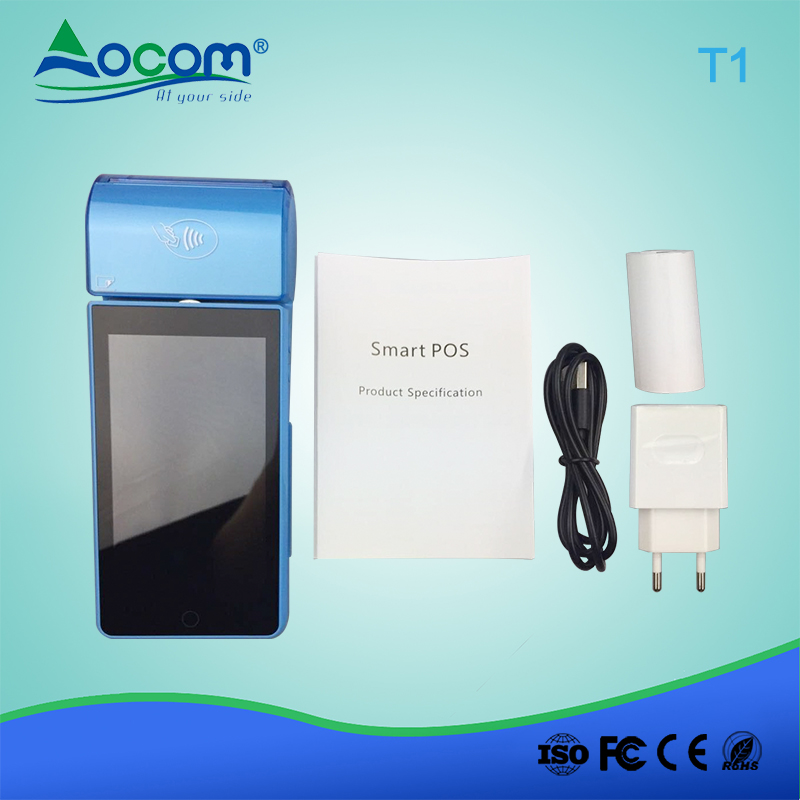4g Mobile Pos Terminal con lector NFC y ranura para tarjeta SIM