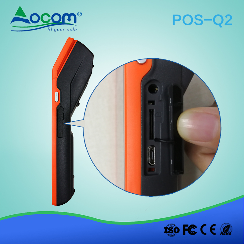 Wireless Mobile nfc wifi android touch screen pos terminal