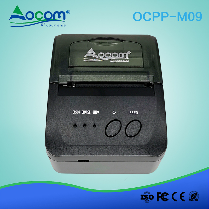 OCPP -M09 Impresora térmica portátil Bluetooth POS móvil de 58 mm