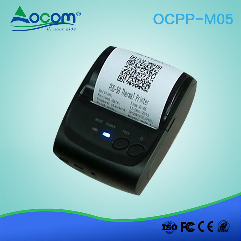 58mm tragbarer Handthermischer Bluetooth-Empfangs-Drucker