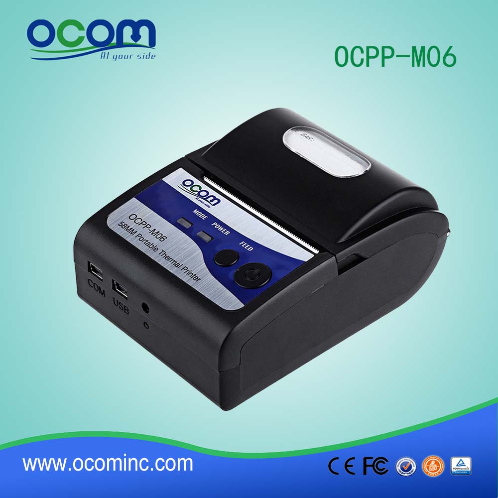 58mm handheld portable mini android mobile thermal receipt printer (OCPP-M06)