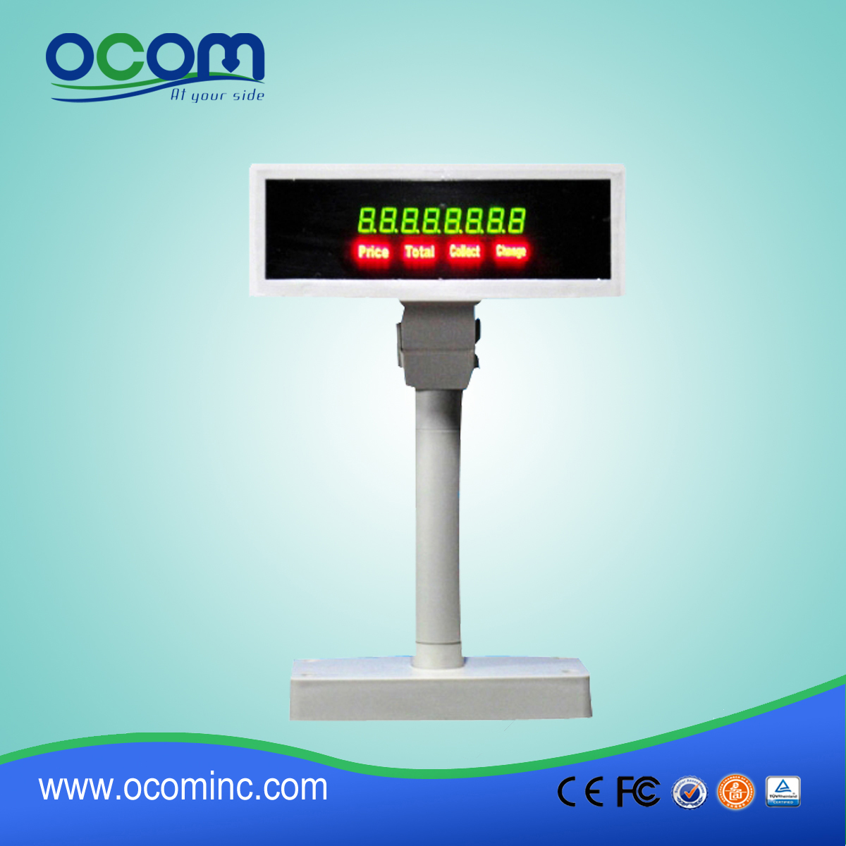 8 Digit LED POS Pole Display