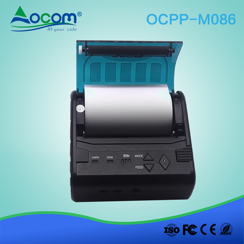 80mm Mini Mobile Portable Bluetooth / WIFI Thermobondrucker