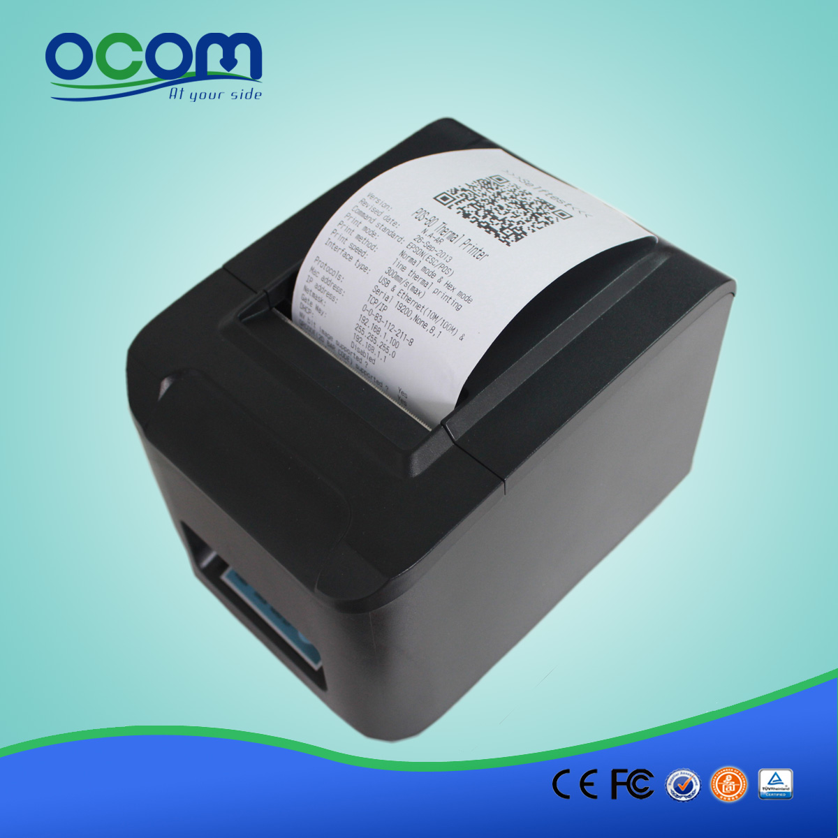 80MM عالية السرعة WIFI نقاط البيع استلام الطابعة OCPP-808-W