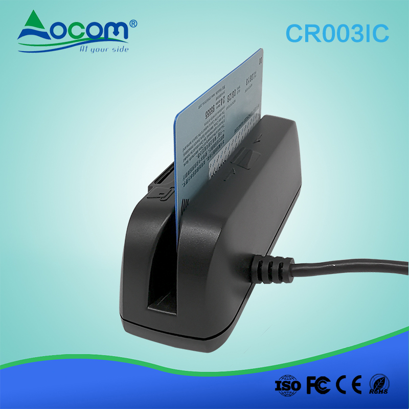 CR003IC 2in1 USB 3 tracce Multi MSR IC Chip combinato Card Reader writer
