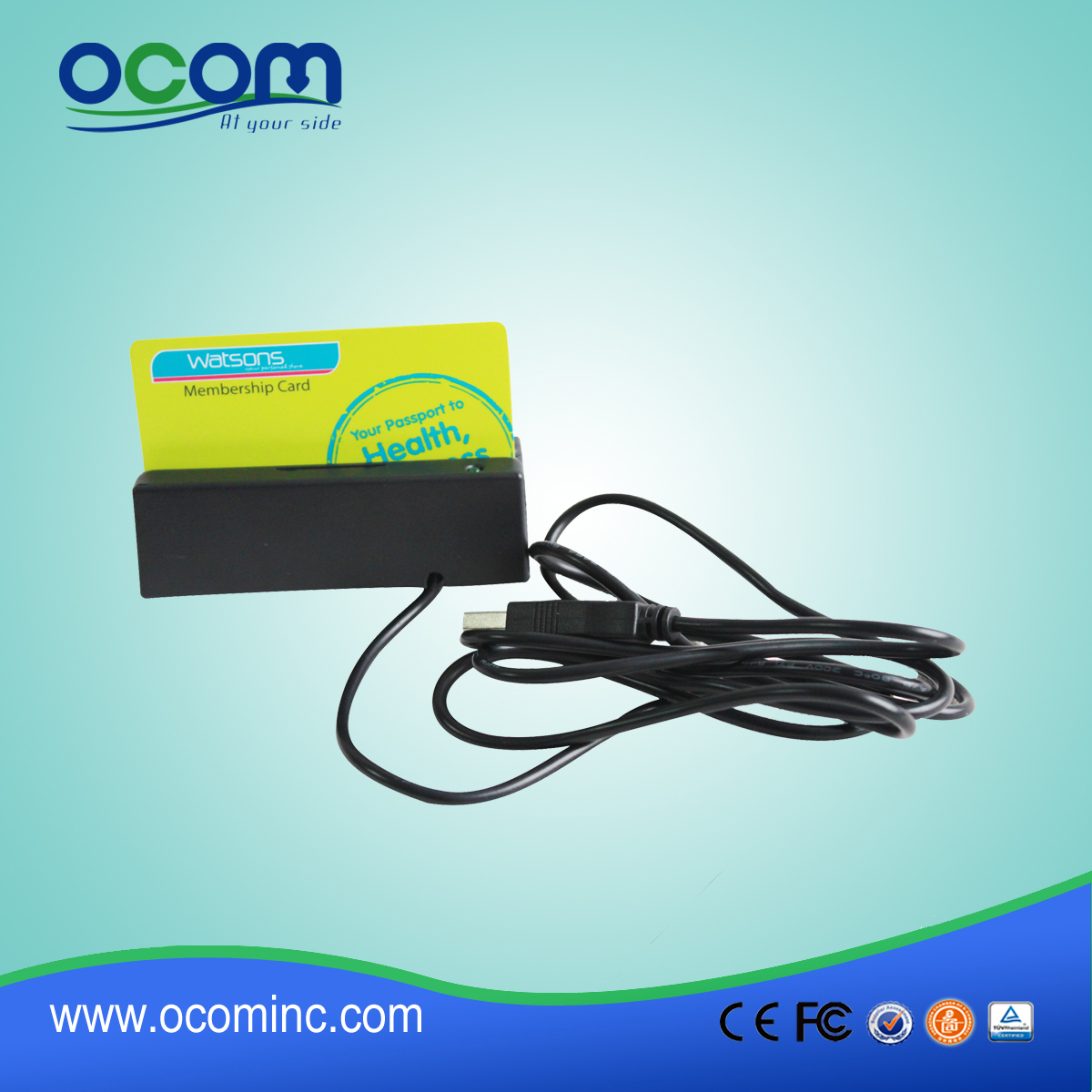 CR1300-cheap magnetic card reader for Thailand