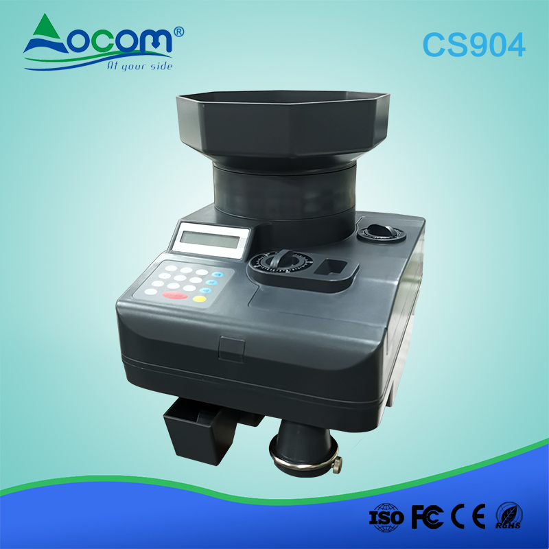CS904 الثقيلة متعددة الطوائف سرعة عالية آلة عد النقود المعدنية