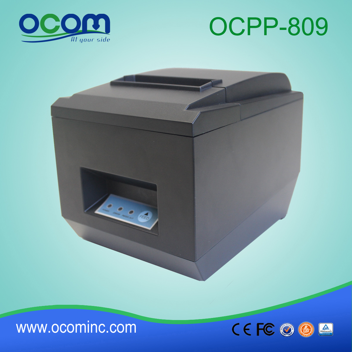 Günstige 80mm Pos Thermodrucker mit Autocutter (OCPP-809)